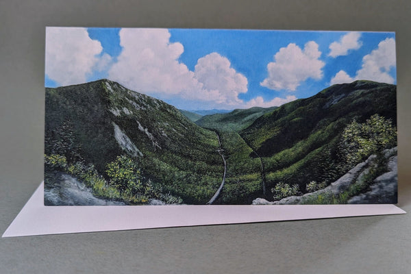 Mount Willard Summer, panoramic blank greeting card