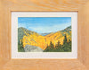 Mount Willard Series #16, 3.5x5.5 inch gouache on paper painting