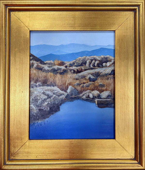 "Still Water" framed 8x10 inch oil on panel painting