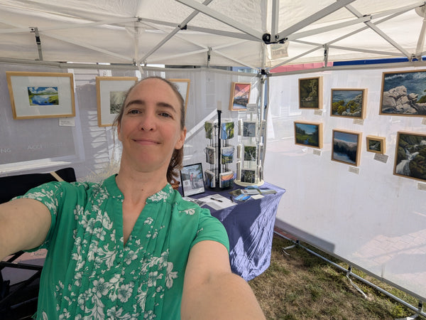 Get Ready! The ONE AND ONLY art show I am attending for 2026 will be: The Mount Washington Valley Art Association's 54th Annual Art in the Park at Schouler Park in North Conway, NH. Saturday and Sunday, September 26-27 from 10am to 4pm 