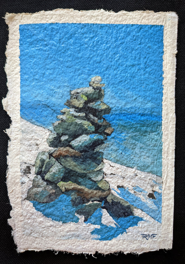 Cairns: Stacks of Paintings of Stacks of Rocks