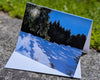 February Sun, small blank greeting card