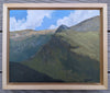 "Lion Head from Square Ledge" 8x10 inch oil painting on panel