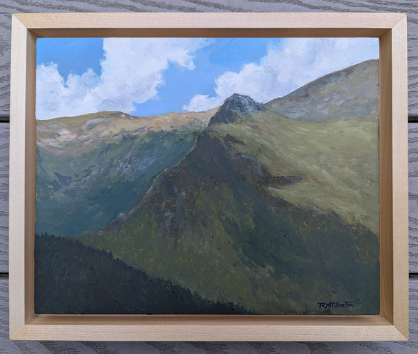 "Lion Head from Square Ledge" 8x10 inch oil painting on panel