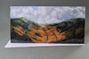 I just love Mount Willard, perched above Crawford Notch in New Hampshire's White Mountains. Autumn is probably the most visually spectacular time of year to go up and see the view. Panoramic 4x8" greeting cards. High quality prints of paintings on archival felted cardstock. Certified by the Forest Stewardship Council.