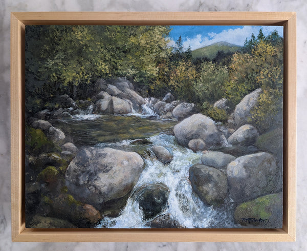 "Song of the River" 11x14 inch oil painting on panel