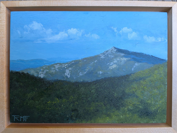 "The Granite Watchman" 5x7 inch oil painting on panel
