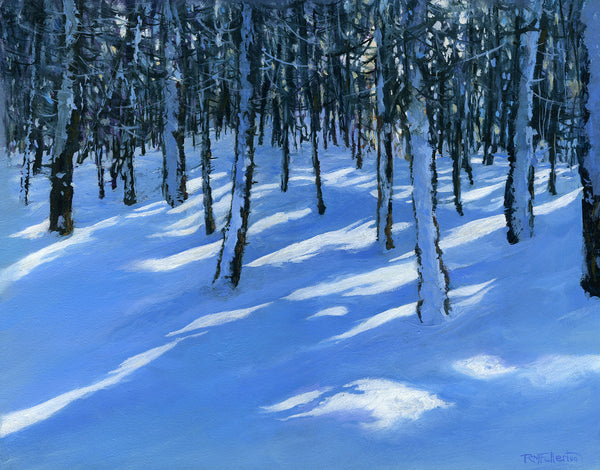 "Sun Streaming Through" 11x14 inch oil painting on panel (Copy) (Copy) (Copy)