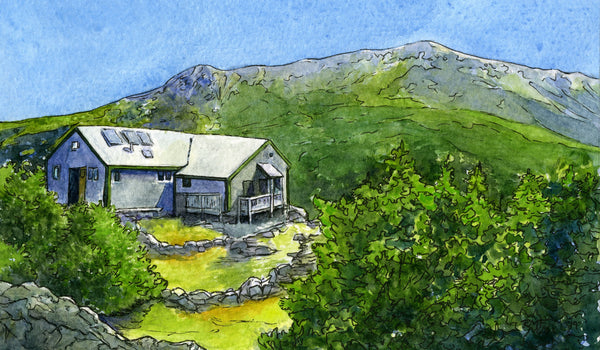 AMC Greenleaf Hut in the White Mountains.