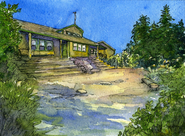AMC Zealand Falls Hut in the White Mountains.